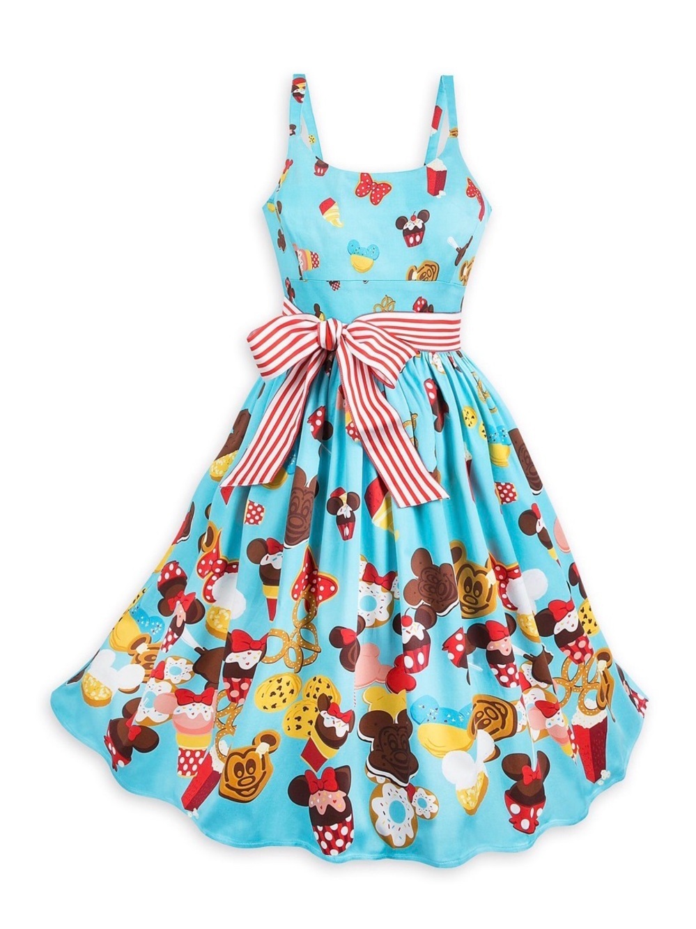 Disney The Dress Shop Medium Disney Blue Ice Cream Size Women’s XS Rare NO BELT